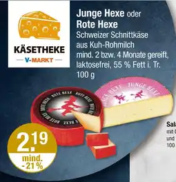 V Markt Käsetheke v-markt junge hexe Angebot