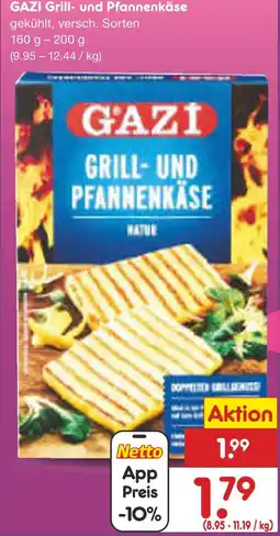 Netto Marken-Discount Gazi grill- und pfannenkäse Angebot