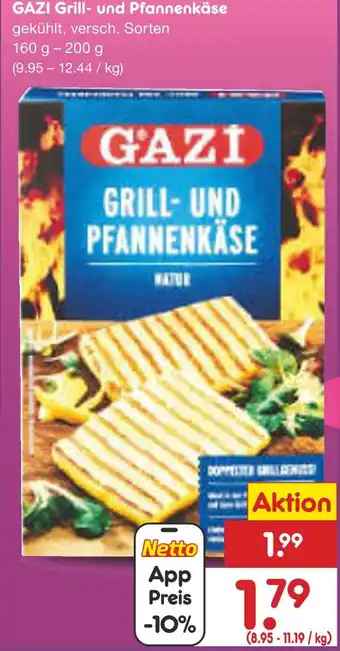 Netto Marken-Discount Gazi grill- und pfannenkäse Angebot