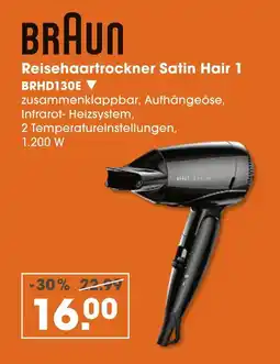 V Markt Braun reisehaartrockner satin hair 1 Angebot