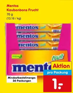 Netto Marken-Discount Mentos kaubonbons frucht Angebot