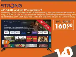 V Markt Strong 40 full-hd android tv srt40fd5553 Angebot