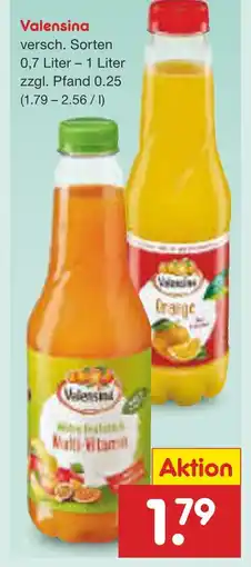 Netto Marken-Discount Valensina saft Angebot