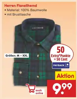 Netto Marken-Discount Herren flanellhemd Angebot