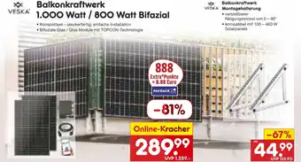 Netto Marken-Discount Veska balkonkraftwerk Angebot