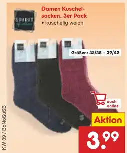 Netto Marken-Discount Spirit damen kuschelsocken Angebot