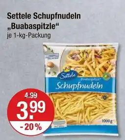 V Markt Settele schupfnudeln buabaspitzle Angebot