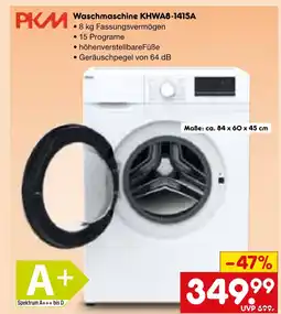 Netto Marken-Discount Pkm waschmaschine khwa8-1415a Angebot