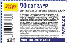 Netto Marken-Discount Payback 90 extra °punkte Angebot