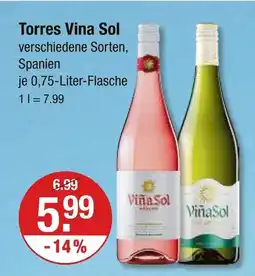 V Markt Torres vina sol rosé Angebot