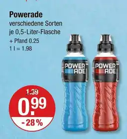 V Markt Powerade powerade blau Angebot