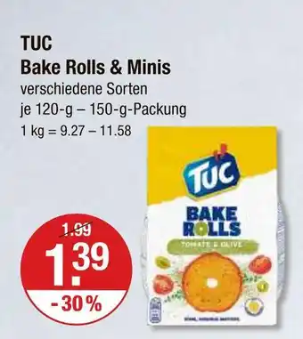 V Markt Tuc bake rolls & minis Angebot
