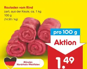 Netto Marken-Discount Rouladen vom rind Angebot
