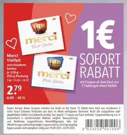 V Markt Merci merci vielfalt Angebot