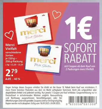 V Markt Merci merci vielfalt Angebot