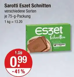 V Markt Sarotti eszet schnitten Angebot