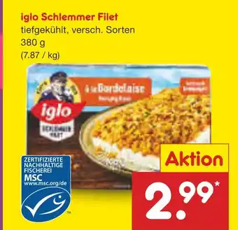 Netto Marken-Discount Iglo schlemmer filet Angebot