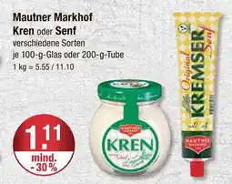 V Markt Mautner markhof kren Angebot