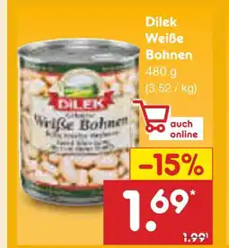 Netto Marken-Discount Dilek weiße bohnen Angebot