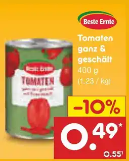 Netto Marken-Discount Beste ernte tomaten ganz & geschält Angebot