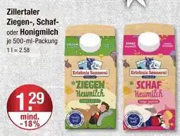 V Markt Erlebnis sennerei ziegen heumilch Angebot