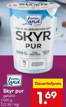 Netto Marken-Discount Gutes land skyr pur Angebot