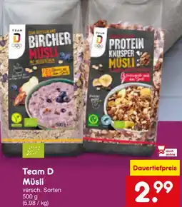 Netto Marken-Discount Team d müsli Angebot