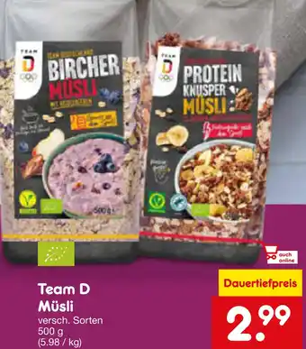 Netto Marken-Discount Team d müsli Angebot