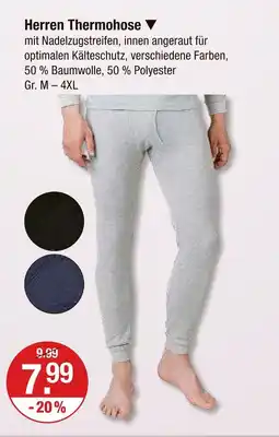 V Markt Herren thermohose Angebot
