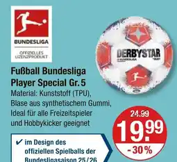 V Markt Derbystar fußball bundesliga player special gr. 5 Angebot