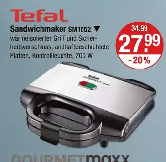 V Markt Tefal sandwichmaker sm1552 Angebot