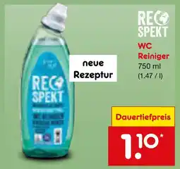 Netto Marken-Discount Respekt wc reiniger Angebot