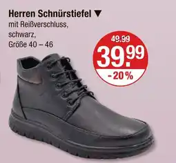 V Markt Herren schnürstiefel Angebot