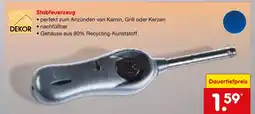 Netto Marken-Discount Dekor stabfeuerzeug Angebot