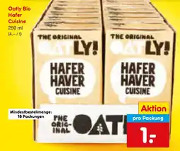 Netto Marken-Discount Oatly bio hafer cuisine Angebot