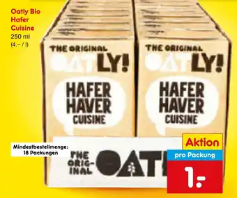 Netto Marken-Discount Oatly bio hafer cuisine Angebot