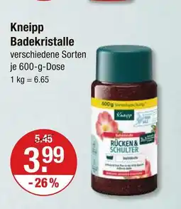 V Markt Kneipp badekristalle Angebot