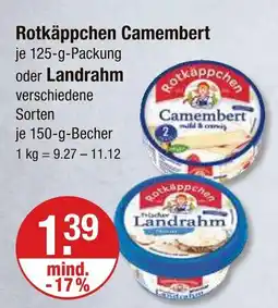 V Markt Rotkäppchen camembert Angebot