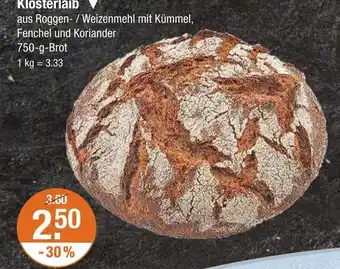 V Markt Klosterlaib Angebot