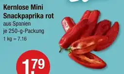 V Markt Kernlose mini snackpaprika rot Angebot