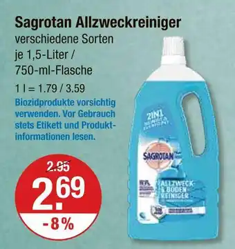 V Markt Sagrotan allzweckreiniger Angebot