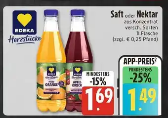Edeka Edeka saft oder nektar Angebot