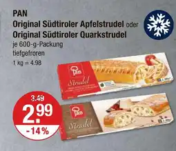 V Markt Pan original südtiroler apfelstrudel Angebot