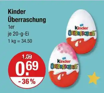 V Markt Kinder überraschung Angebot