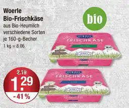 V Markt Woerle bio-frischkäse Angebot