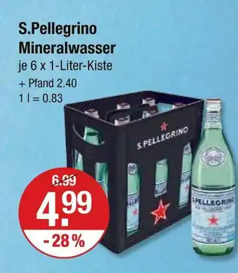 V Markt S.pellegrino mineralwasser Angebot