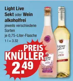 V Markt Light live sekt Angebot