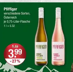 V Markt Pfiffiger grüner veltliner Angebot