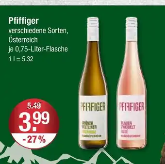 V Markt Pfiffiger grüner veltliner Angebot