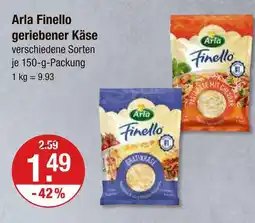 V Markt Arla finello geriebener käse gratin Angebot
